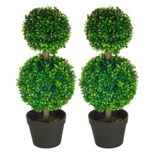 Kunstplanten - GroenRijk - Dubbele bol - UV-bestendig - Groen