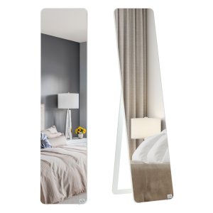 Spiegelwand - Stralend Schoon - Inklapbaar Frame - Vrijstaand - Zilver