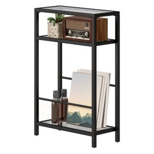 Rekplanken - Stijlvol - Stalen frame - Zwart
