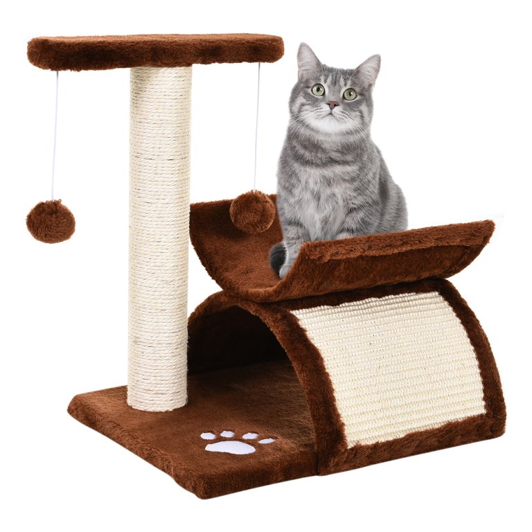 Feandrea Krabpaal met kattenbakkast, 2-in-1 moderne kattenboom, 134 cm