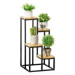 Plantenstandaard – Zaza Home - Multifunctioneel - Natuurlijk hout