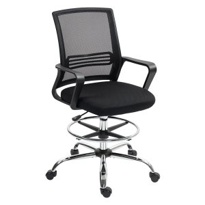Ergonomische Bureaustoel - verstelbaar en draaibaar - zwart
