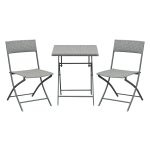 Bistroset - Polywood - 2-zits - Grijs