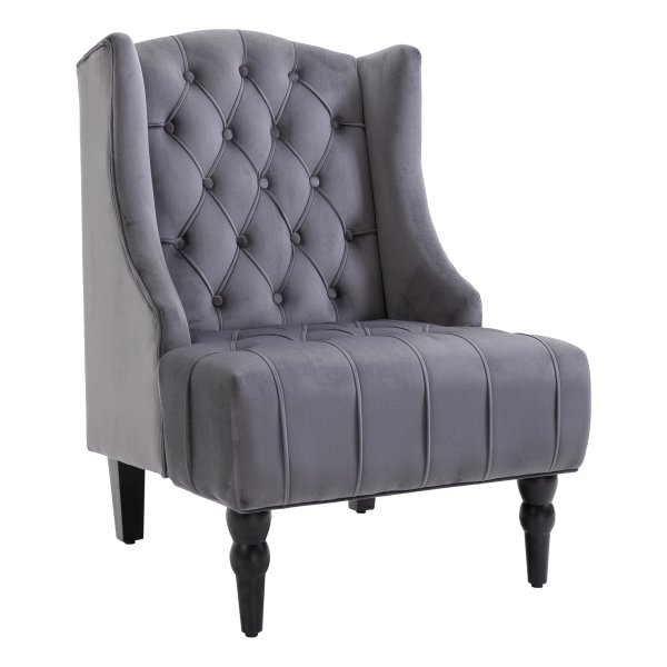 Fauteuil - Comfortabel – Verhoogde benen - Grijs