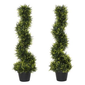 Kunstplant - Spiral - Binnen & buiten - Groen