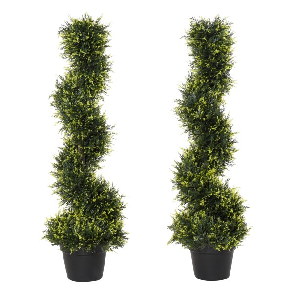 Kunstplant - Spiral - Binnen & buiten - Groen