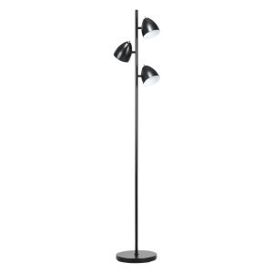 Verstelbare Staande Lamp - Industrieel Design - Zwart