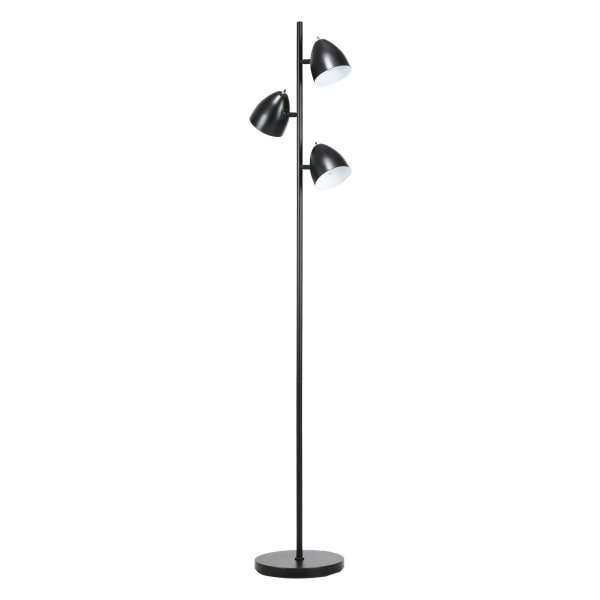 Verstelbare Staande Lamp - Industrieel Design - Zwart