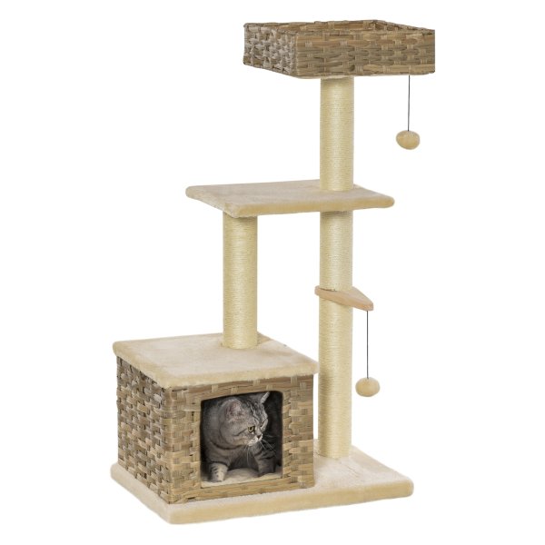 Krabpaal - Luxe Kattenboom - Kattenhol - Sisal - Beige