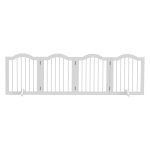 Hondenhek - Opvouwbaar - 4 panelen - Wit