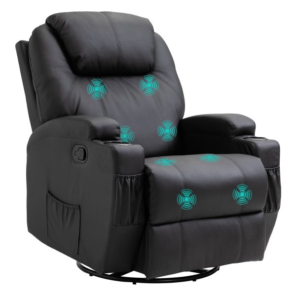 Elektrische Relaxfauteuil - Luxe - TV-functie - Zwart