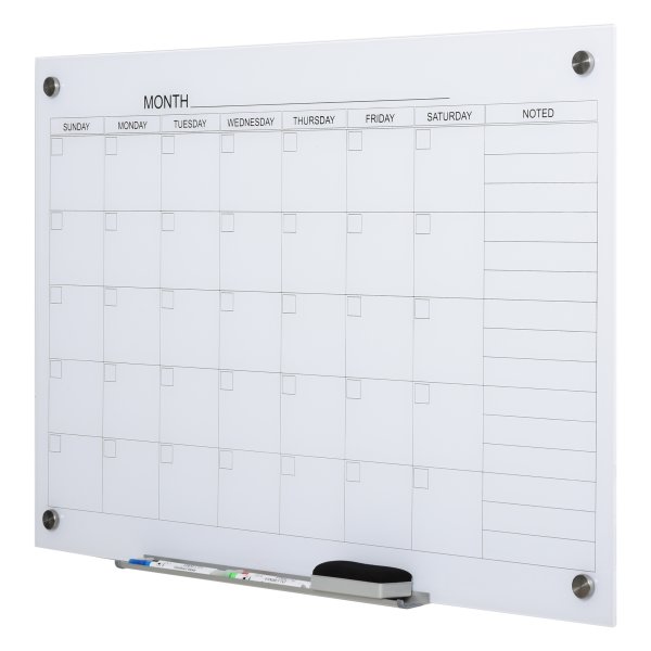 Whiteboardkalender - Planex - Vakantieplanning - Inclusief accessoires - Wit