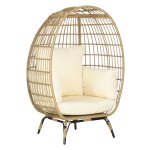 Tuinstoelenset - LuxeOutdoor - Rotan look - Comfortabel - Khaki