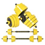 Dumbbell – Complete set – 25 kg – verstelbaar – geel+zwart