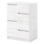 Kledingkast - Ladekast - Modern design - Veel opbergruimte - Wit