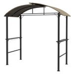 Barbecuepaviljoen - Grilltopper - Polyester dak - Khaki