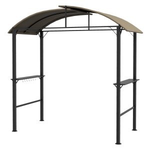 Barbecuepaviljoen - Grilltopper - Polyester dak - Khaki
