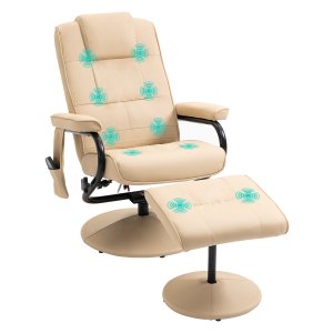 Relaxstoel - Luxe Fauteuil - Comfortabel - Crèmekleurig
