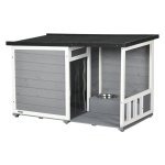 Hondenkennel - Relaxopet - Duurzaam materiaal - Weerbestendig - Grijs