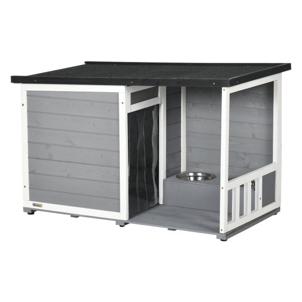 Hondenkennel - Relaxopet - Duurzaam materiaal - Weerbestendig - Grijs