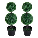 Kunstplanten - Luxe - Zwart – Cementen pot