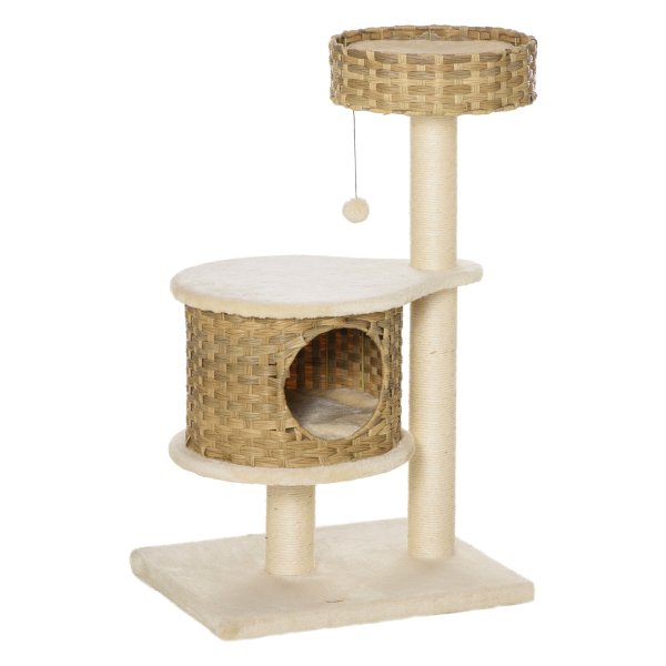 Kattenboom - Kattenparadijs - Klimboom - Sisal naturel + beige