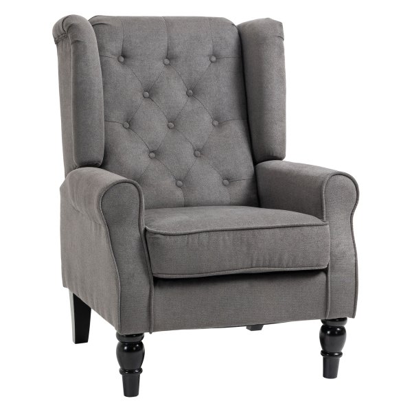 Fauteuil - Comfort & Stijl - Donkergrijs