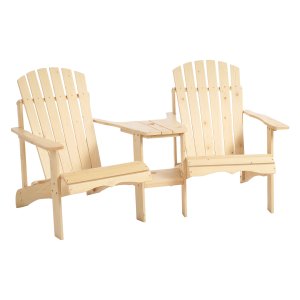 Tuinstoelset - Comfortabel buitenleven - Houten meubels - Grijs