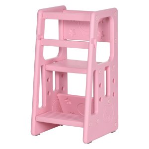 Leertoren – KidsPlay - Verstelbaar - Roze