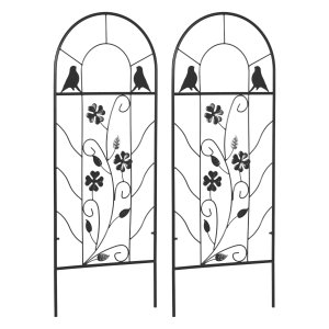 Klimhulpen - Metalen Klimrek - Duurzaam en Decoratief - Zwart