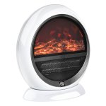Elektrische Mini-Kachel - Vlameffect - 1500W - Wit