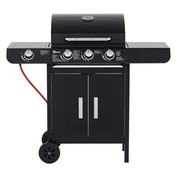 Gasbarbecue - Merk X - 4 branders - RVS