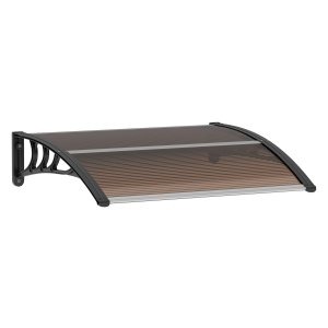 Afdak - Polycarbonaat - Duurzaam en stijlvol - Bruin