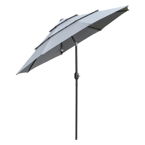 Parasol - Draaibaar Dak - 8 Ribben - Beige
