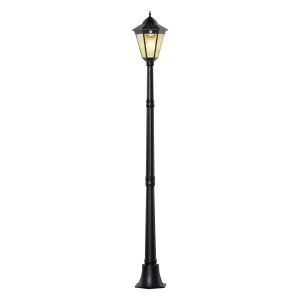 Tuinlantaarn - SolarLight - 19 LEDs – 130 Lumen - zwart