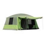 Kampeertenten - Ruime familietent - 2 slaapcabines - Groen