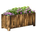 Plantenbak - GroenEnGroei - Duurzaam - Verhoogd - Bruin