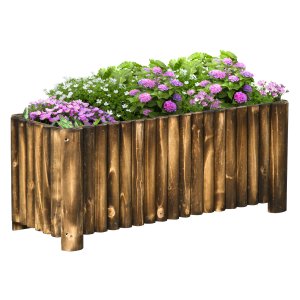 Plantenbak - GroenEnGroei - Duurzaam - Verhoogd - Bruin