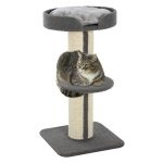 Krabpaal - Play Tree - Sisal - Grijs