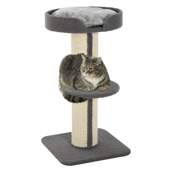 Krabpaal - Play Tree - Sisal - Grijs