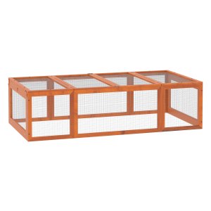 Knaagdierverblijf - Multifunctioneel Vurenhout - Vrijlopende Omheining - Oranje