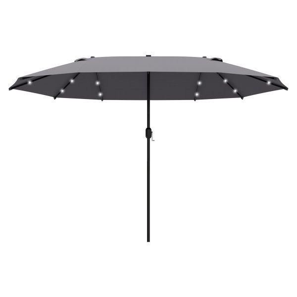 Tuinparasol - Luna - LED-verlichting - Donkergrijs