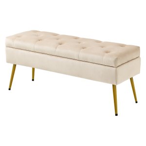 Bankje- Luxe - Comfortabel – Beige