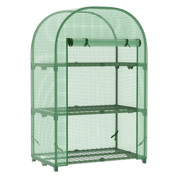 Kas - Gazonhaar - Mini kas voor tomaten - Vroeg in bed - Groen