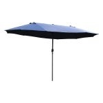 Parasol - Ovale dubbele - Blauw