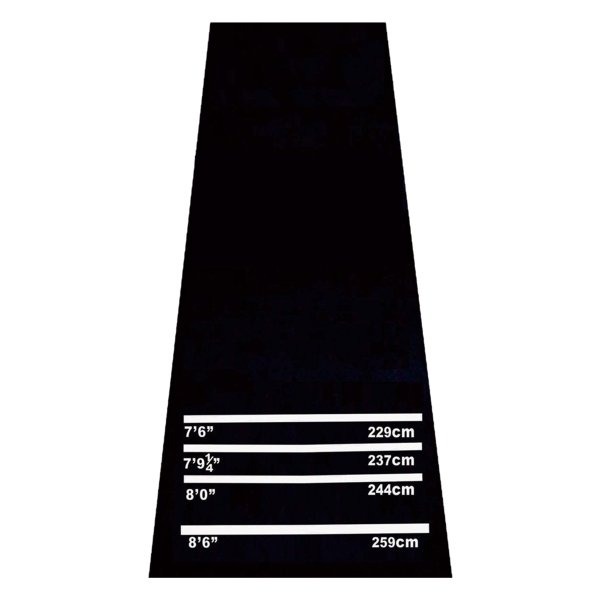 Dartmat –- Anti-slip - Duurzaam - Zwart