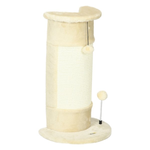 Krabpaal - Kattenparadijs - Speelplezier - Compact - Crèmewit