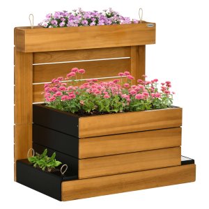 Tuinplanters - GroenRijk - Automatisch watergeefsysteem - Bruin