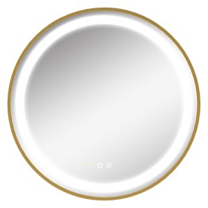 Badkamerspiegel – SmartDesign - Dimbaar – Geheugenfunctie - Zwart