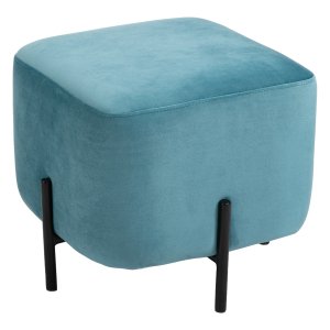 Voetenbankje - ComfortZone - Comfortabel en Stevig - Turquoise